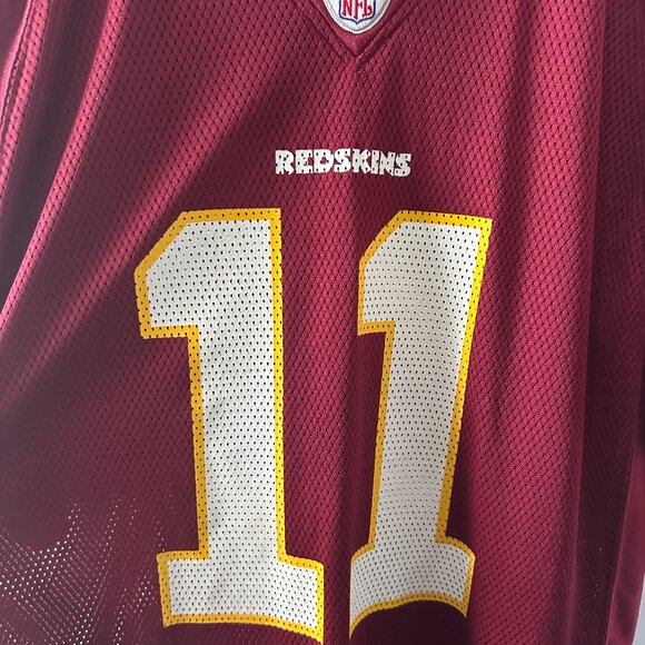 Retro Washington Redskins Large Men's Red NFL Ramsey #11 Reebok Jersey - Picture 4 of 15
